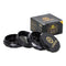 Gordon Diamond Surface Aluminum Alloy Herb Grinder, Black 50 mm Smoker Grinder, 4 Lay Easy Clean Herb Grinders